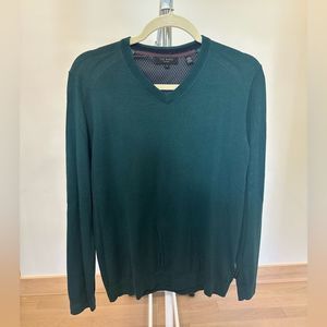 TED BAKER WOOL V NECK SWEATER